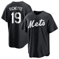 Kdoa NY.Mets #19 Bo Bichette Player Black Home Game Stitched Jerseys