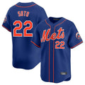 Kdoa NY.Mets #22 Juan Soto Player Royal Home Limited Stitched Jerseys