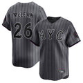 Kdoa NY.Mets #26 Nolan McLean Player Gray City Connect Limited Stitched Jerseys
