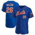 Kdoa NY.Mets #26 Nolan McLean Player Royal Limited Elite Home Stitched Jerseys