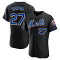 Kdoa NY.Mets #27 Mark Vientos Player Black Replica Home Limited Elite Stitched Jerseys