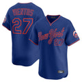 Kdoa NY.Mets #27 Mark Vientos Player Royal T-shirt Home Limited Elite Stitched Jerseys