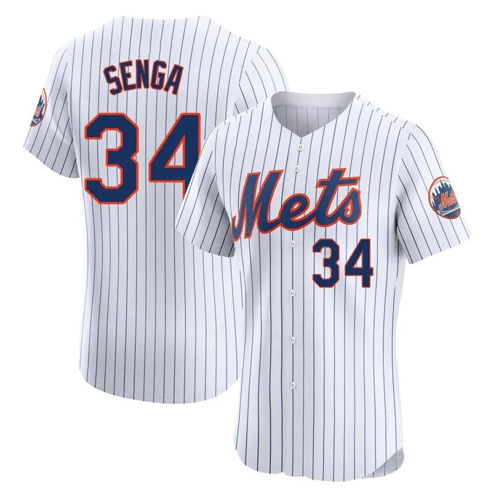 Kdoa NY.Mets #34 Kodai Senga Player White Home Limited Elite Stitched Jerseys