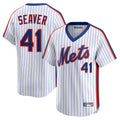 Kdoa NY.Mets #41 Tom Seaver Player White Cooperstown Collection T-shirt Game Stitched Jerseys