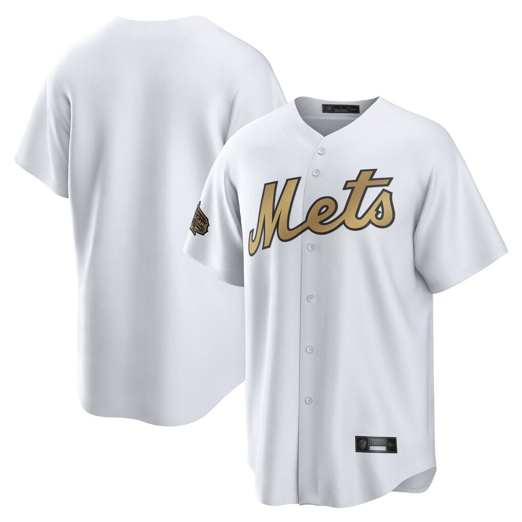 Kdoa NY.Mets Blank Player Gold Road Home Game Stitched Jerseys