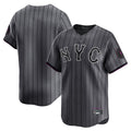 Kdoa NY.Mets Blank Player Gray City Connect Limited Stitched Jerseys