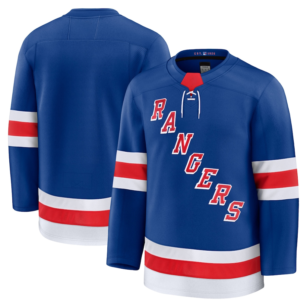 Kdoa NY.Rangers Blue Home Premium Jerseys