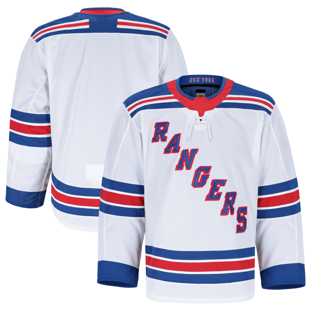Kdoa NY.Rangers White Away Authentic Pro Jerseys