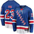 Kdoa NY.Rangers #23 Adam Fox Blue Home Breakaway Replica Jerseys