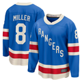 Kdoa NY.Rangers #8 J.T. Miller Blue Centennial Breakaway Jerseys