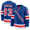 Kdoa NY.Rangers #93 Mika Zibanejad Blue Home Premium Jerseys