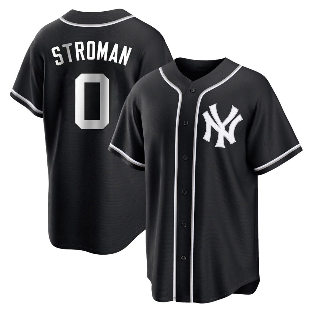 Kdoa NY.Yankees #0 Marcus Stroman Player Black Out Game Home Stitched Jerseys