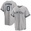 Kdoa NY.Yankees #0 Marcus Stroman Player Gray Road Game Stitched Jerseys