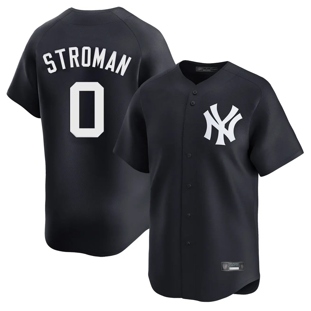 Kdoa NY.Yankees #0 Marcus Stroman Player Navy Alternate Limited Home Stitched Jerseys