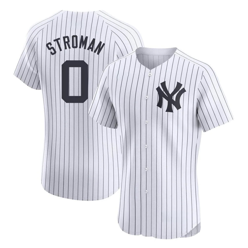 Kdoa NY.Yankees #0 Marcus Stroman Player White Limited Elite Home Stitched Jerseys