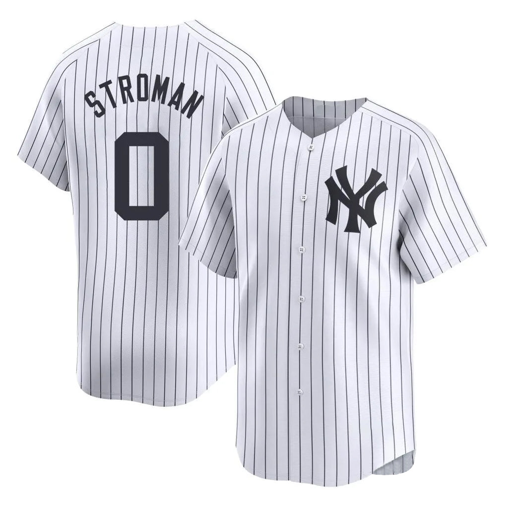 Kdoa NY.Yankees #0 Marcus Stroman Player White Limited Home Stitched Jerseys