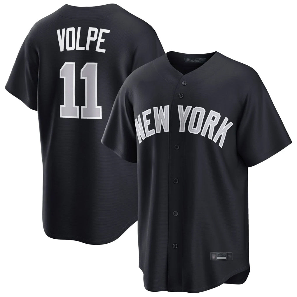 Kdoa NY.Yankees #11 Anthony Volpe Player Navy Home Game Stitched Jerseys