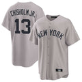 Kdoa NY.Yankees #13 Jazz Chisholm Jr Player Gray Game Home Stitched Jerseys