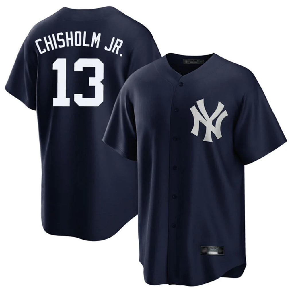 Kdoa NY.Yankees #13 Jazz Chisholm Jr Player Navy Game Stitched Jerseys