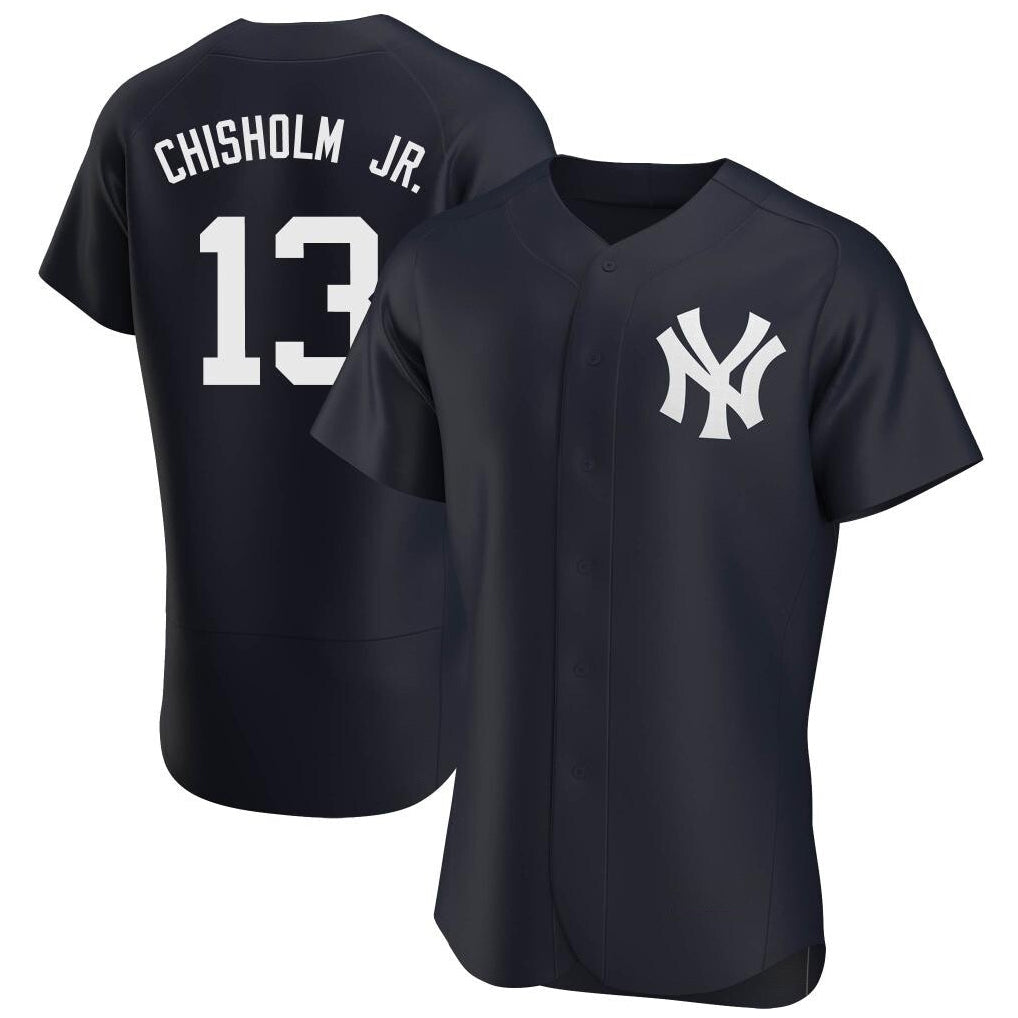 Kdoa NY.Yankees #13 Jazz Chisholm Jr Player Navy Limited Elite Home Stitched Jerseys