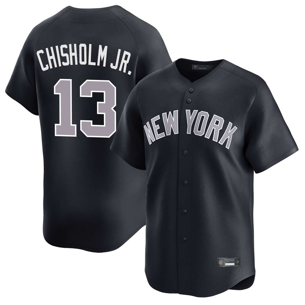 Kdoa NY.Yankees #13 Jazz Chisholm Jr Player Navy Limited Home Stitched Jerseys