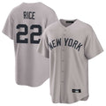 Kdoa NY.Yankees #22 Ben Rice Player Gray Game Home Stitched Jerseys