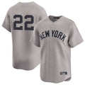 Kdoa NY.Yankees #22 Ben Rice Player Gray Limited Stitched Jerseys