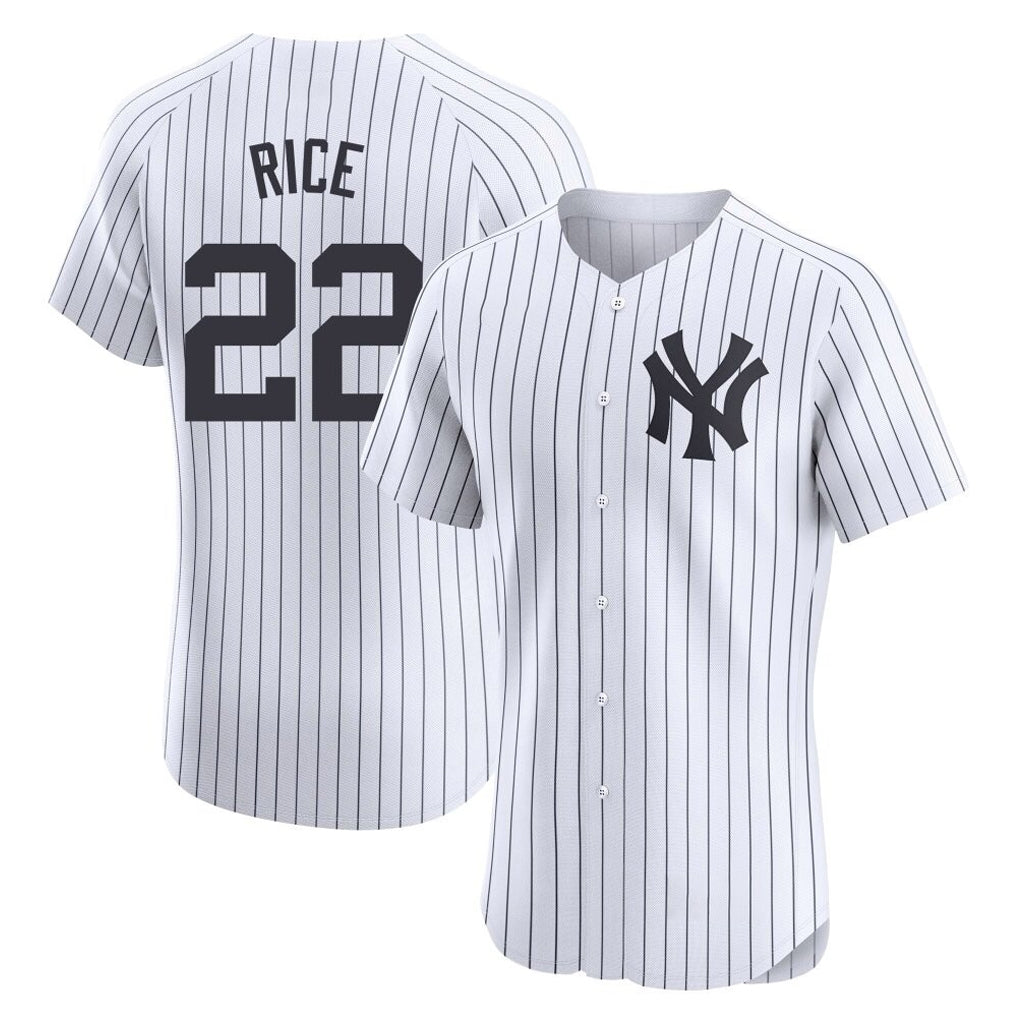 Kdoa NY.Yankees #22 Ben Rice Player White Limited Elite Home Stitched Jerseys