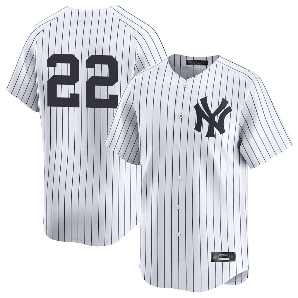 Kdoa NY.Yankees #22 Ben Rice Player White Limited Stitched Jerseys