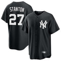 Kdoa NY.Yankees #27 Giancarlo Stanton Player Black Game Stitched Jerseys