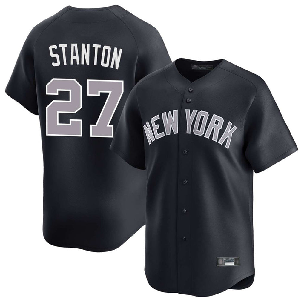 Kdoa NY.Yankees #27 Giancarlo Stanton Player Navy Limited Game Stitched Jerseys