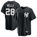 Kdoa NY.Yankees #28 Austin Wells Player Black Game Home Stitched Jerseys