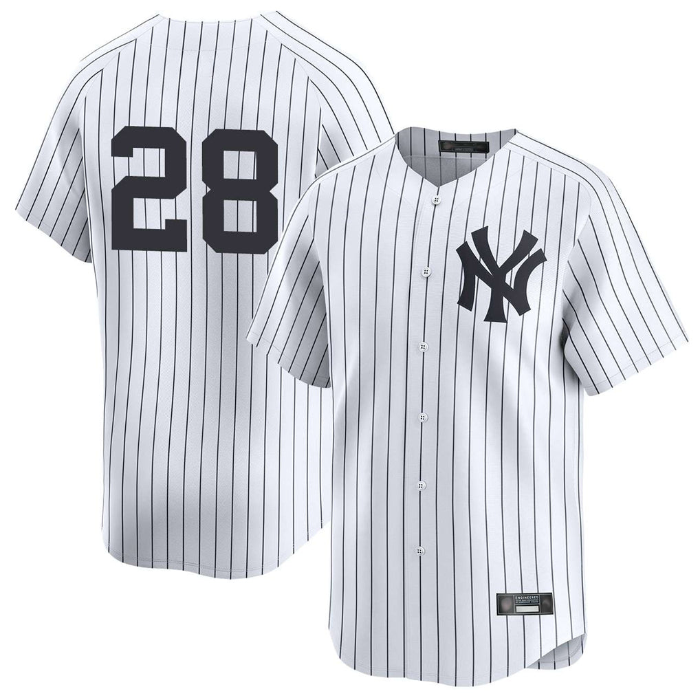 Kdoa NY.Yankees #28 Austin Wells Player White Limited Stitched Jerseys