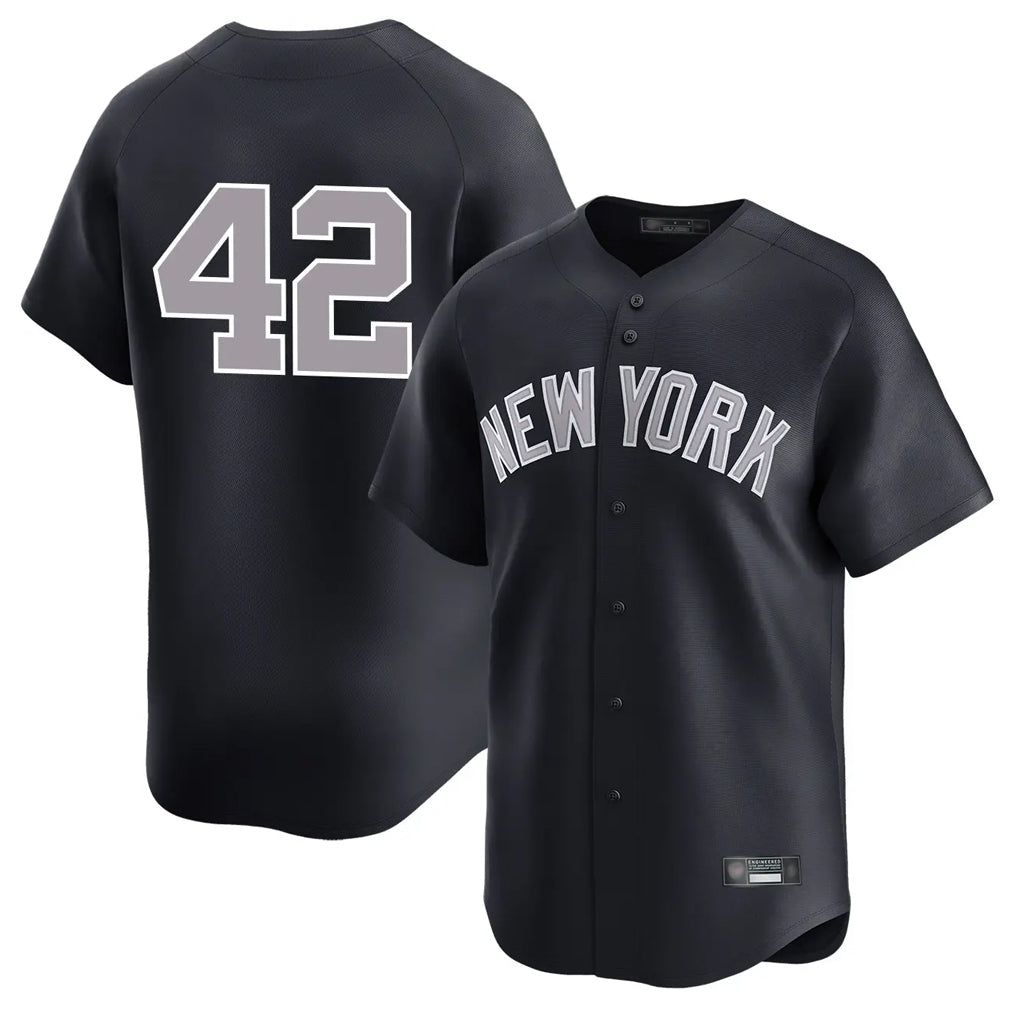 Kdoa NY.Yankees #42 Mariano Rivera Player Navy Limited Stitched Jerseys