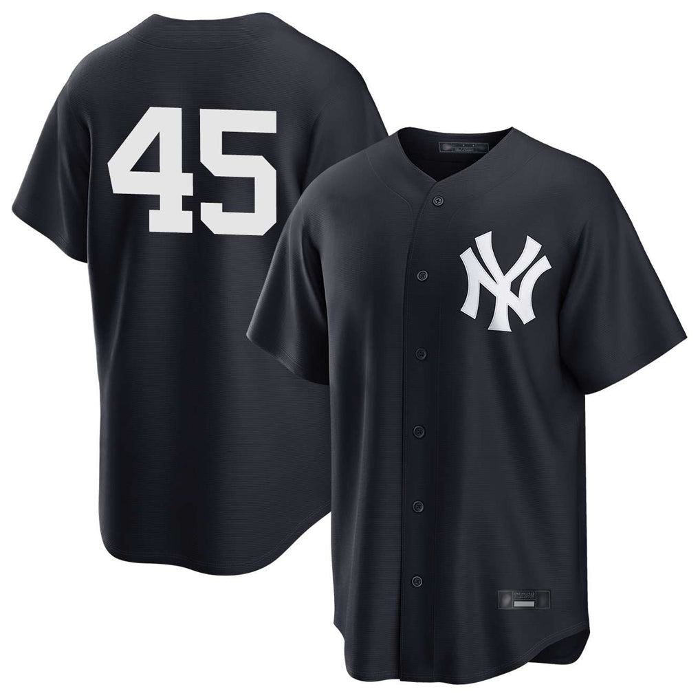 Kdoa NNY.Yankees #45 Gerrit Cole Player Navy Game Stitched Jerseys