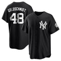 Kdoa NY.Yankees #48 Paul Goldschmidt Player Black Game Stitched Jerseys