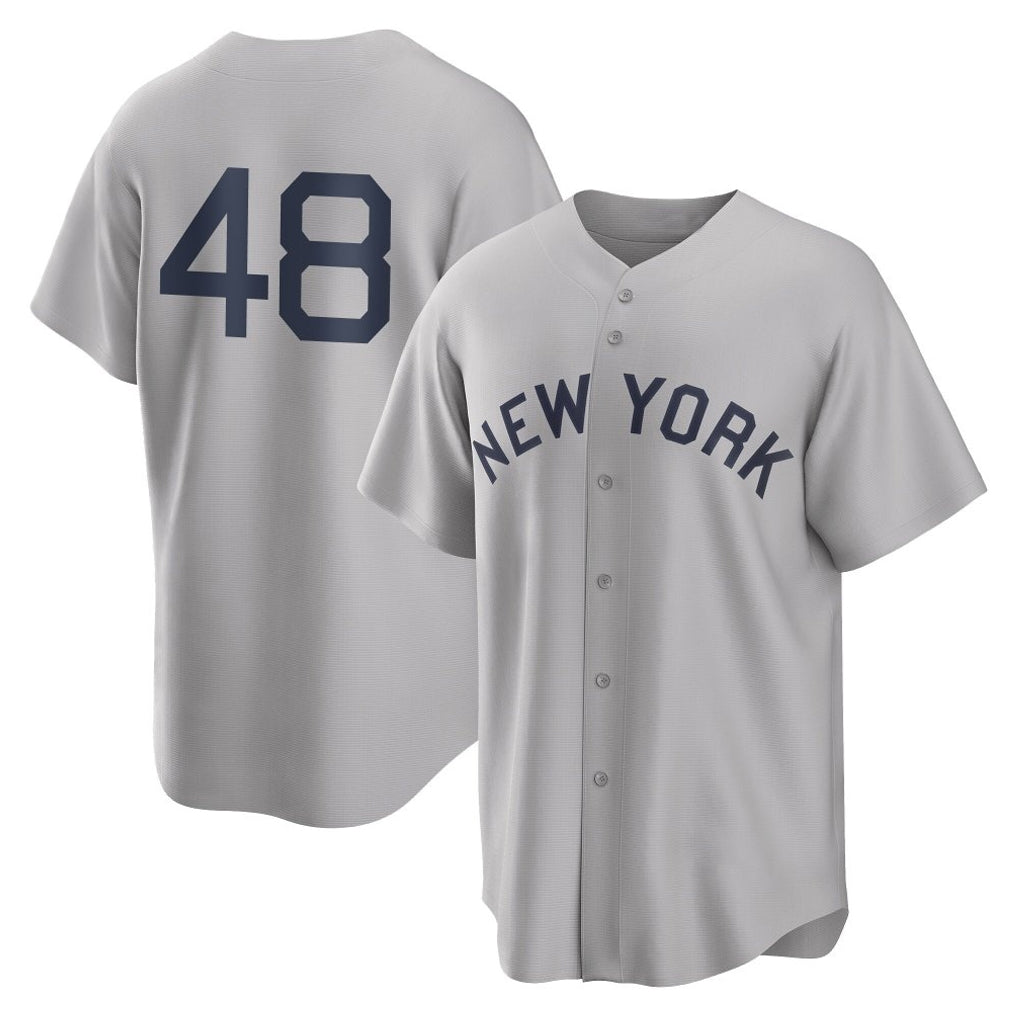 Kdoa NY.Yankees #48 Paul Goldschmidt Player Gray Field of Dreams Game Stitched Jerseys