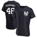Kdoa NY.Yankees #48 Paul Goldschmidt Player Navy Limited Elite Home Stitched Jerseys