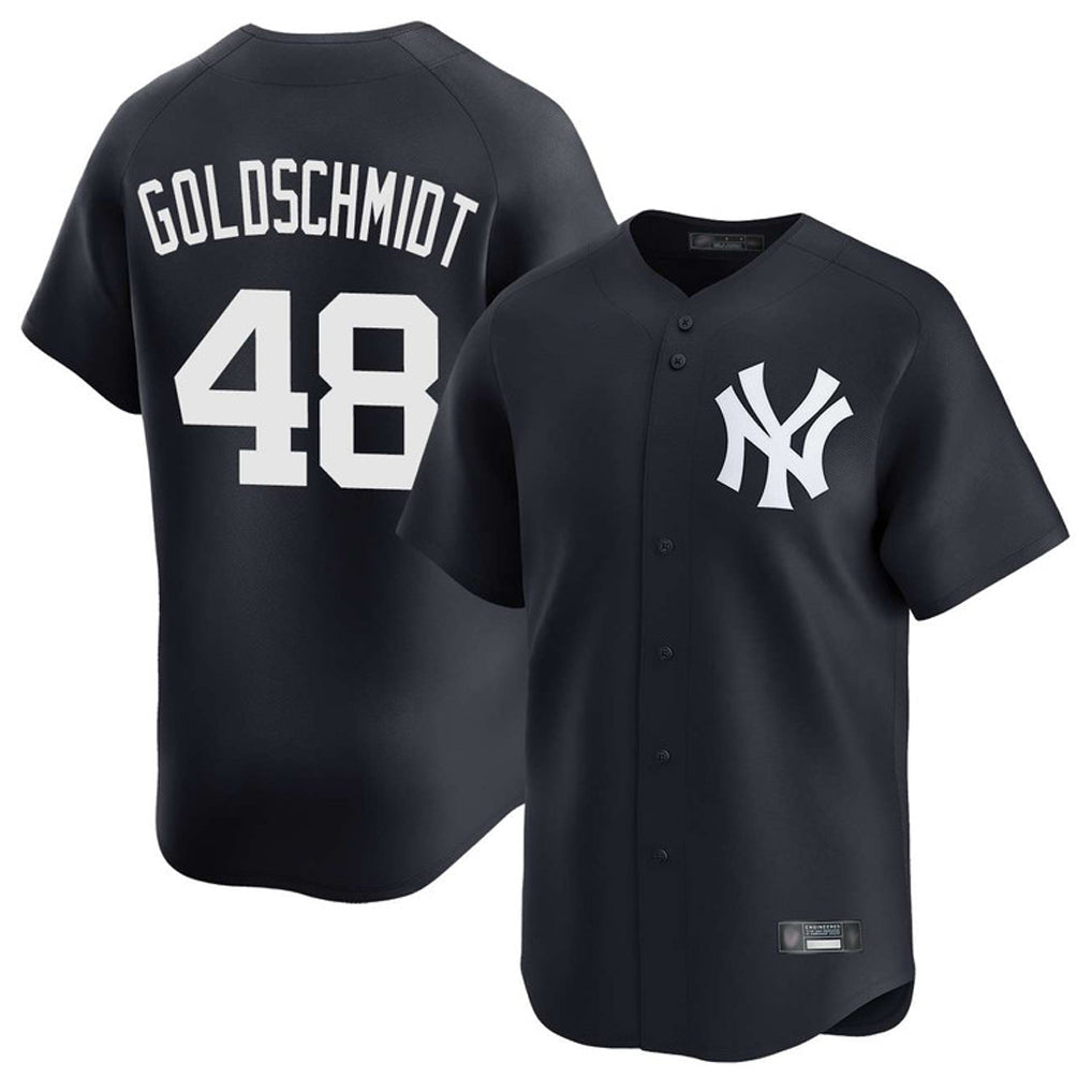 Kdoa NY.Yankees #48 Paul Goldschmidt Player Navy Limited Stitched Jerseys