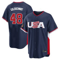 Kdoa NY.Yankees #48 Paul Goldschmidt Player Navy USA 2026 World Classic Limited Game Stitched Jerseys