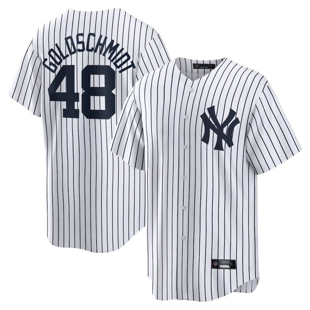 Kdoa NY.Yankees #48 Paul Goldschmidt Player White Game Home Stitched Jerseys