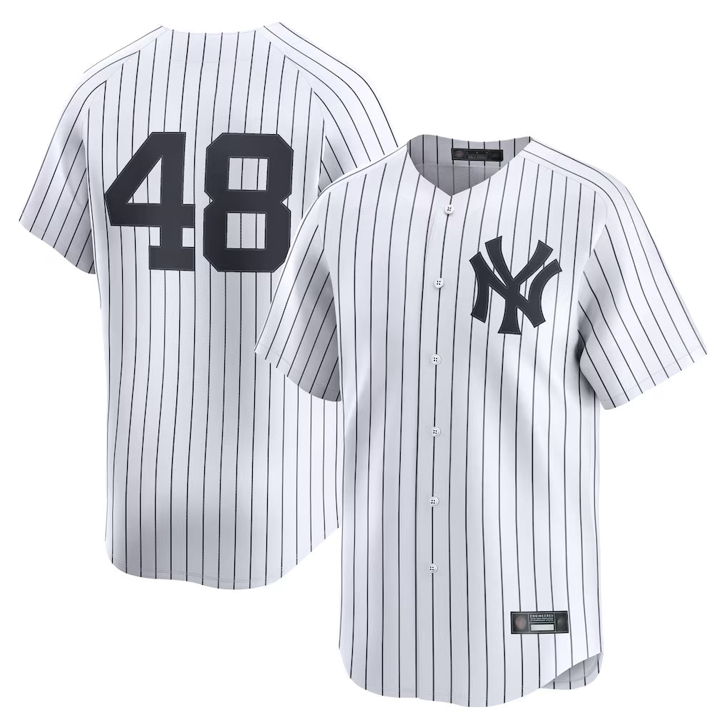 Kdoa NY.Yankees #48 Paul Goldschmidt Player White Limited Home Stitched Jerseys