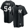 Kdoa NY.Yankees #54 Max Fried Player Black Game Stitched Jerseys