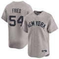Kdoa NY.Yankees #54 Max Fried Player Gray Limited Home Stitched Jerseys