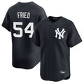Kdoa NY.Yankees #54 Max Fried Player Navy Limited Game Stitched Jerseys