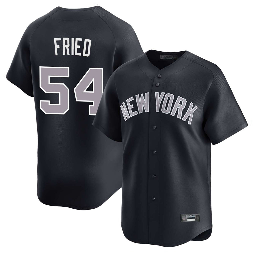 Kdoa NY.Yankees #54 Max Fried Player Navy Limited Home Stitched Jerseys
