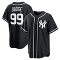 Kdoa NY.Yankees #99 Aaron Judge Player Black Out Game Stitched Jerseys