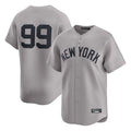 Kdoa NY.Yankees #99 Aaron Judge Player Gray Limited Home Stitched Jerseys