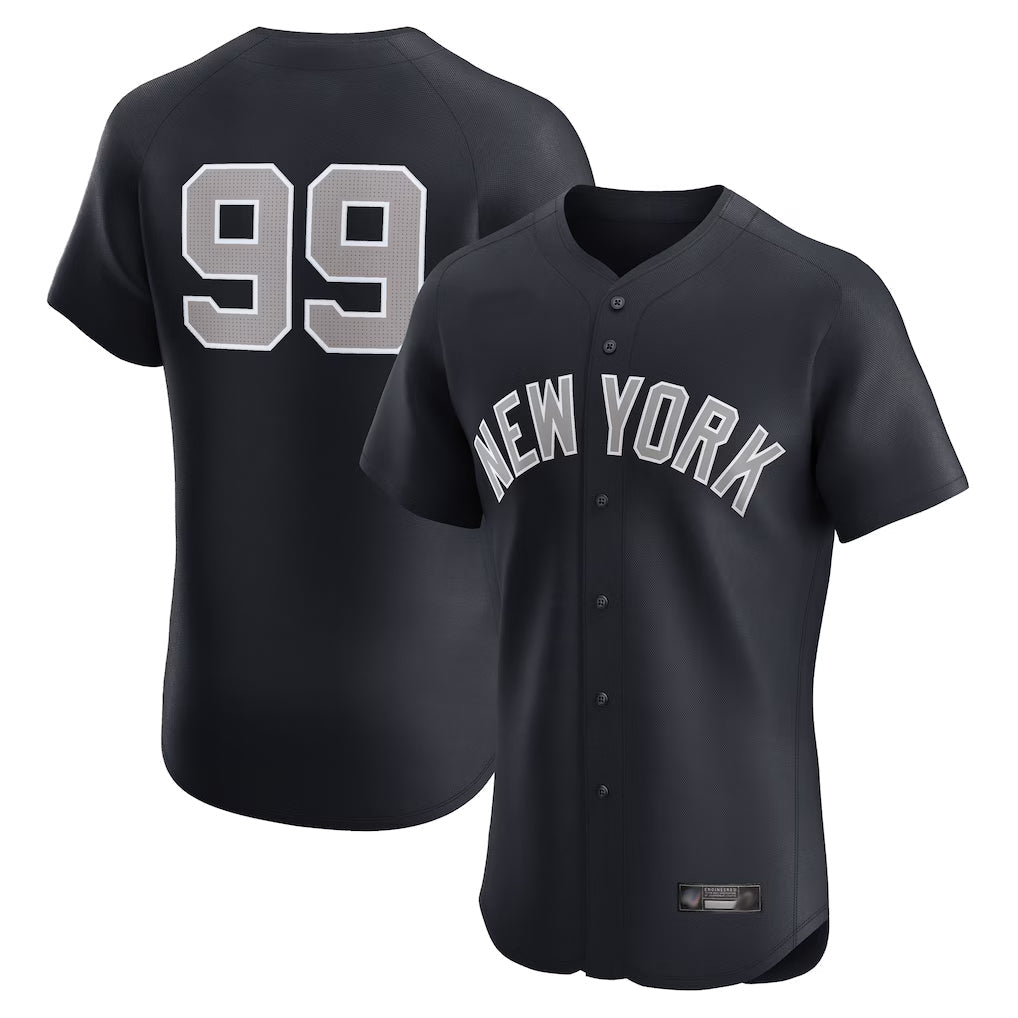 Kdoa NY.Yankees #99 Aaron Judge Player Navy  Home Limited Elite Game Stitched Jerseys