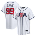 Kdoa NY.Yankees #99 Aaron Judge Player White USA 2026 World Classic Limited Game Stitched Jerseys